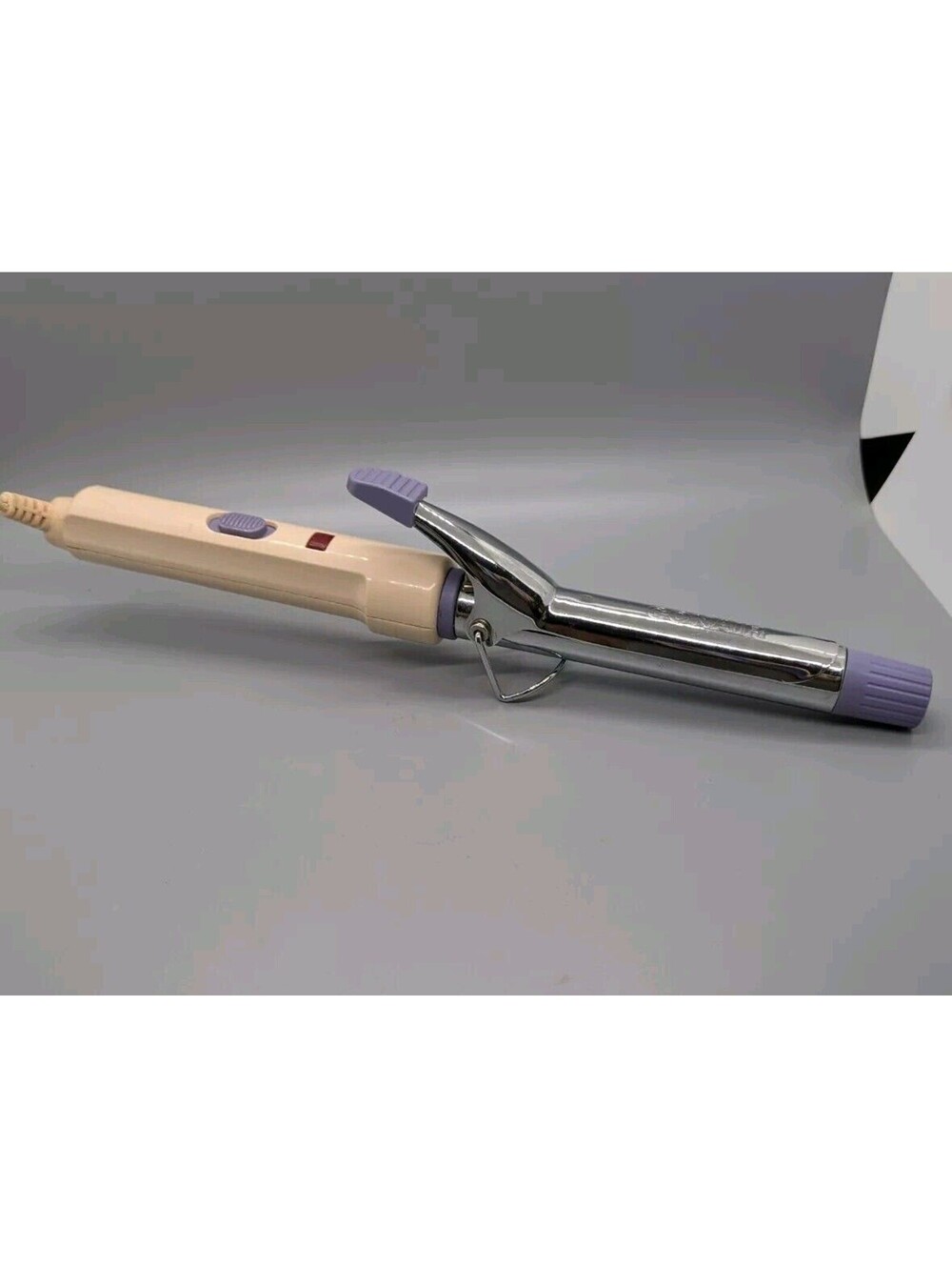 Vintage Conair Supreme Curling Iron Baby Pink And Purple Tested Works 3/4"
